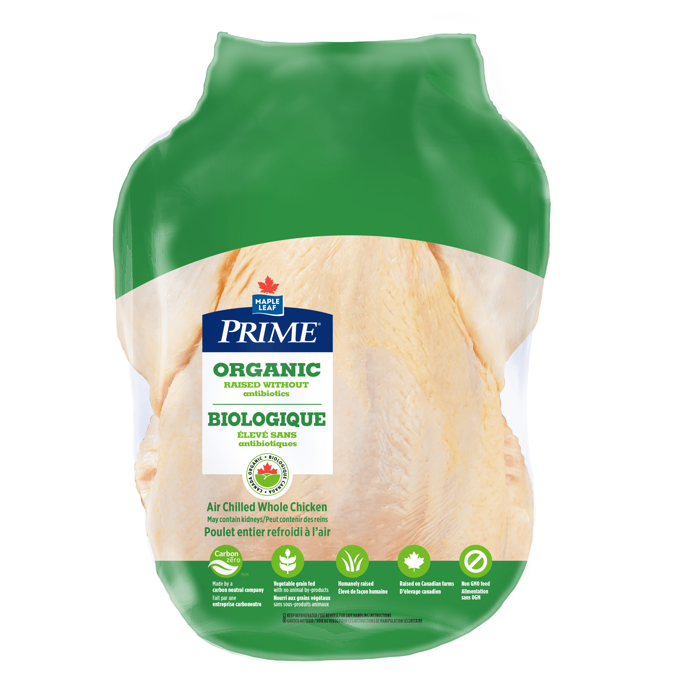 Maple Leaf Prime® Organic Whole Chicken - Maple Leaf