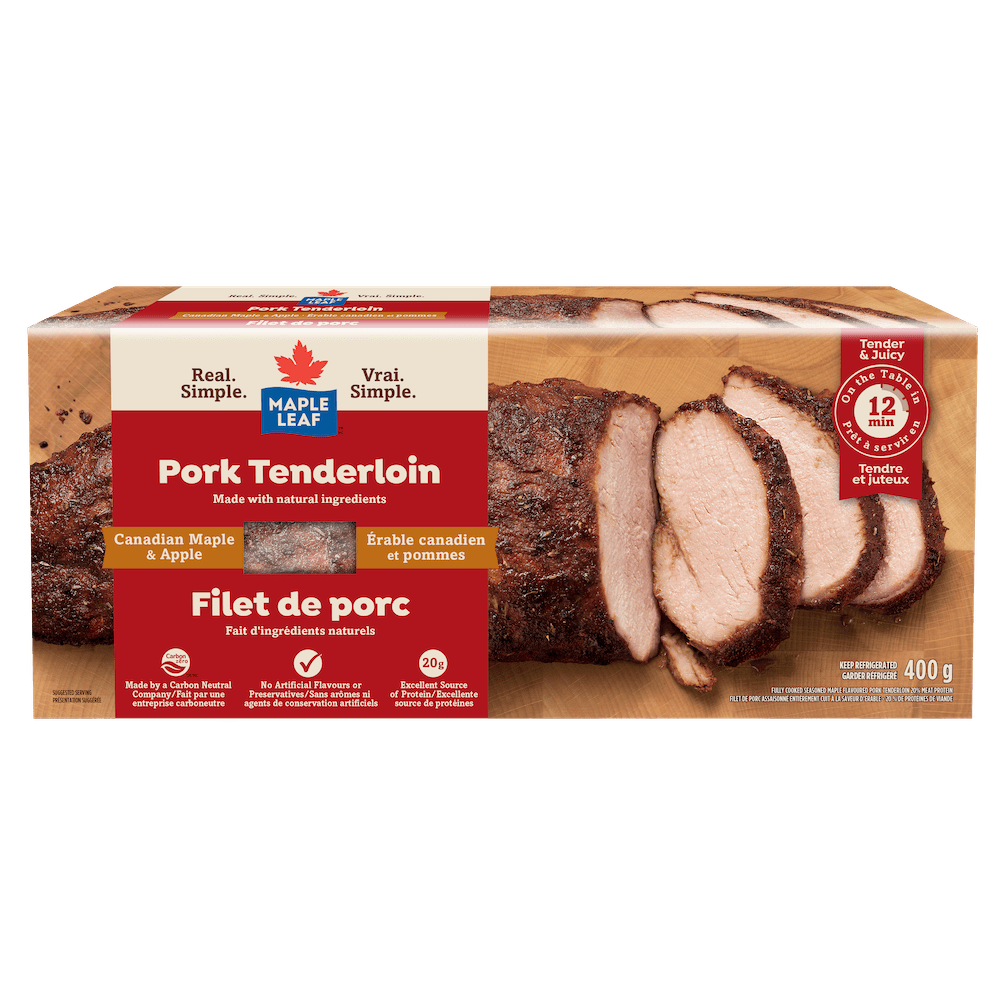 Maple Leaf® Canadian Maple & Apple Pork Tenderloin - Maple Leaf