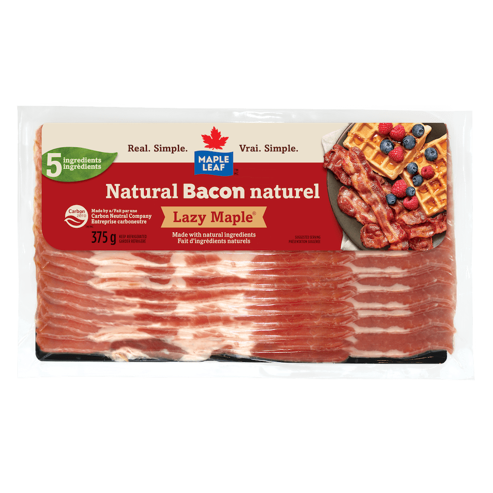 Maple Leaf® Lazy Maple Natural Bacon